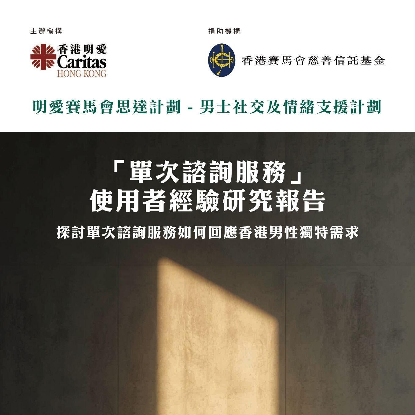 「單次諮詢服務」使用者經驗研究報告